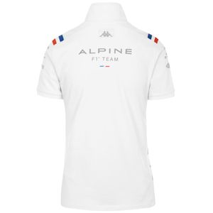 Ashaw Alpine F1 Polo Blanco Hombre Kappa