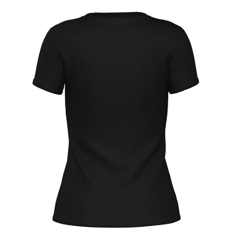 Logo-Cost-Camiseta-Negra-Mujer-Kappa