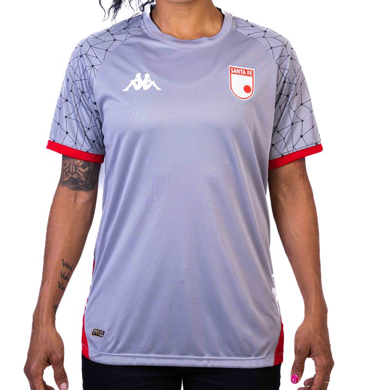 Wabou-Pro-6-Santa-Fe-Camiseta-Gris-Kappa