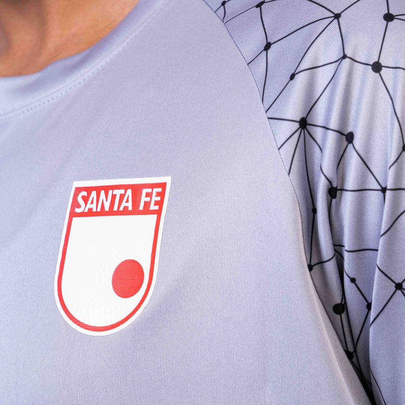 Wabou-Pro-6-Santa-Fe-Camiseta-Gris-Kappa
