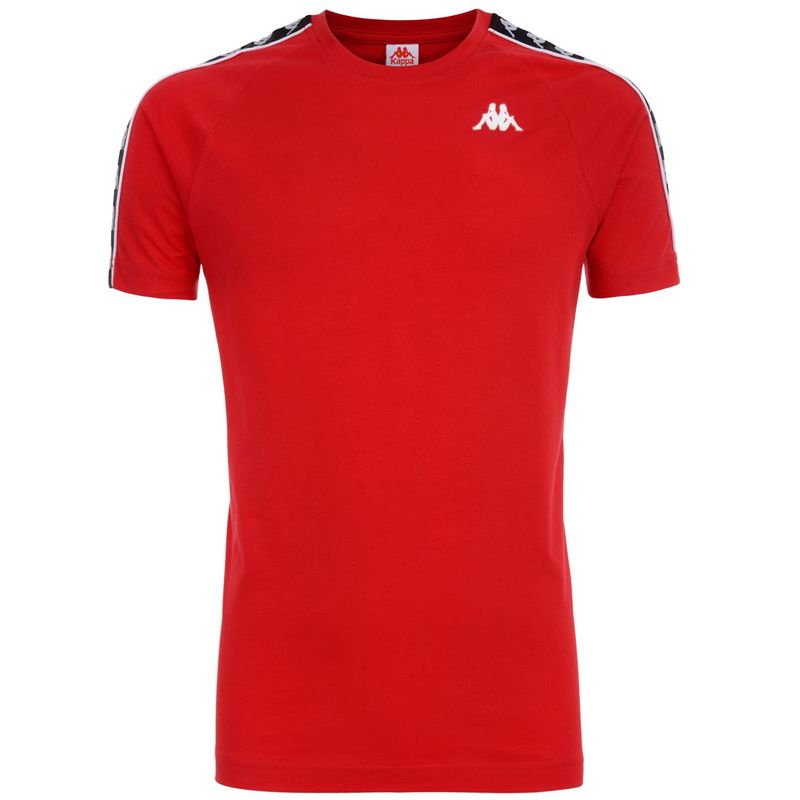 Camiseta-222-Banda-Coen-Slim-Niño-Rojo-Kappa-