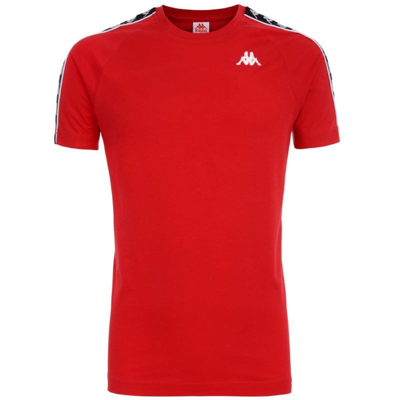 222-Banda-Camiseta-Coen-Slim-Roja-Manga-Corta-Hombre-Kappa
