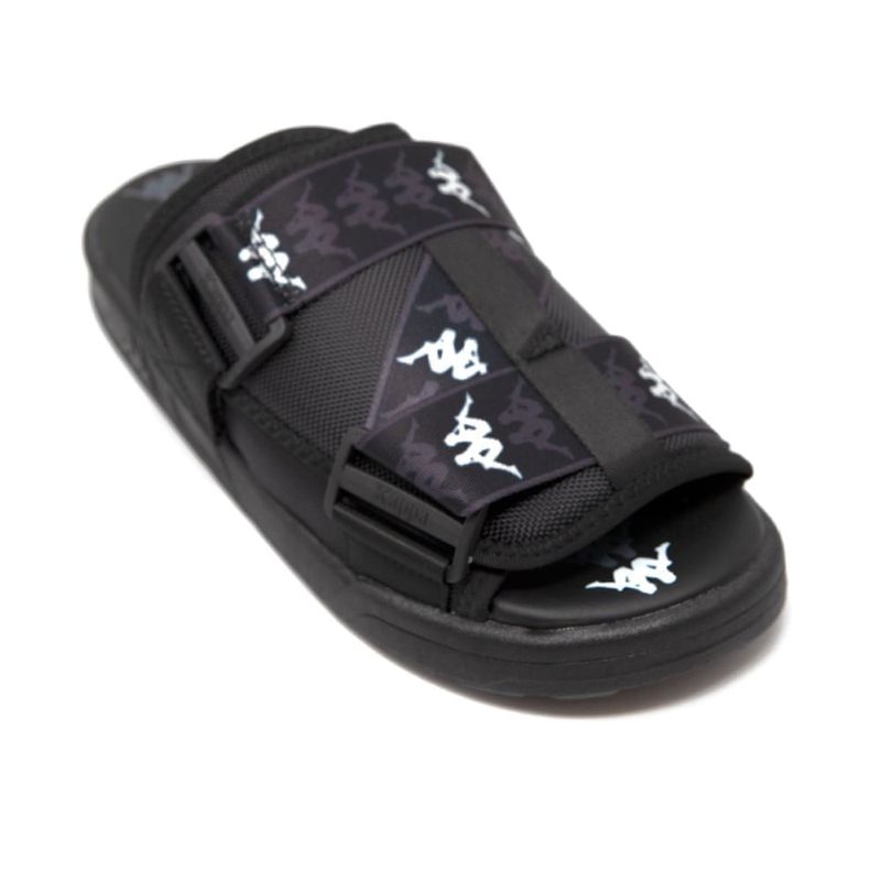 222-Banda-Sandalias-Mitel-1-Negra-Cierre-Velcro-Kappa