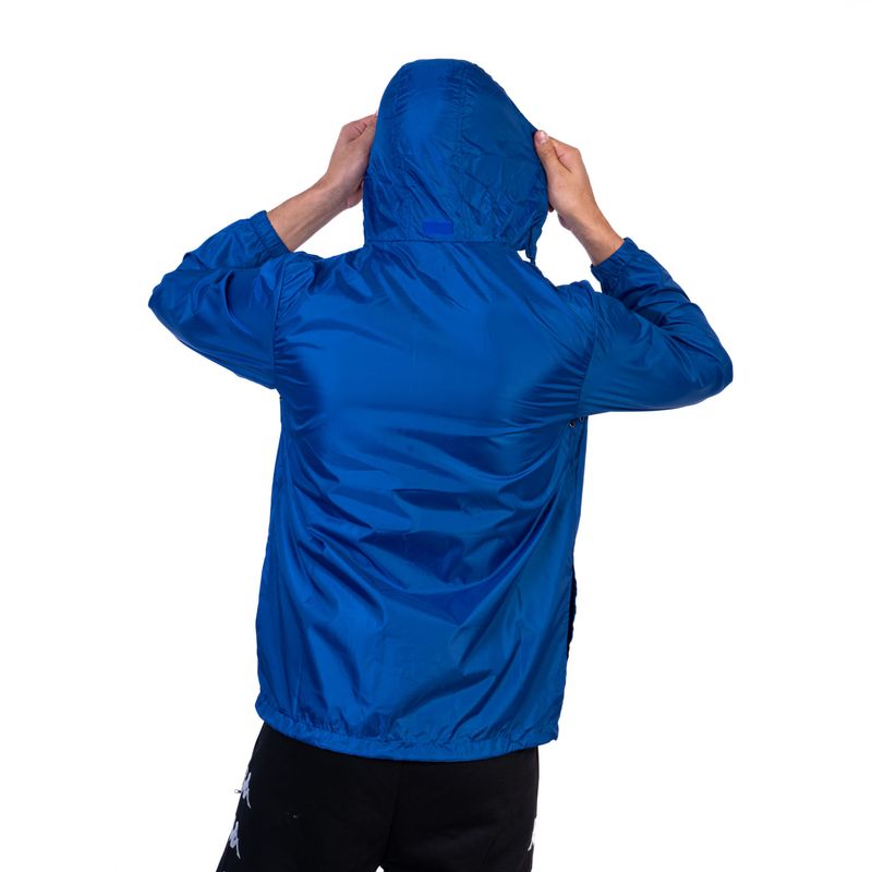 Chaqueta 4 Soccer Wister Azul Impermeable Hombre Kappa kappaco