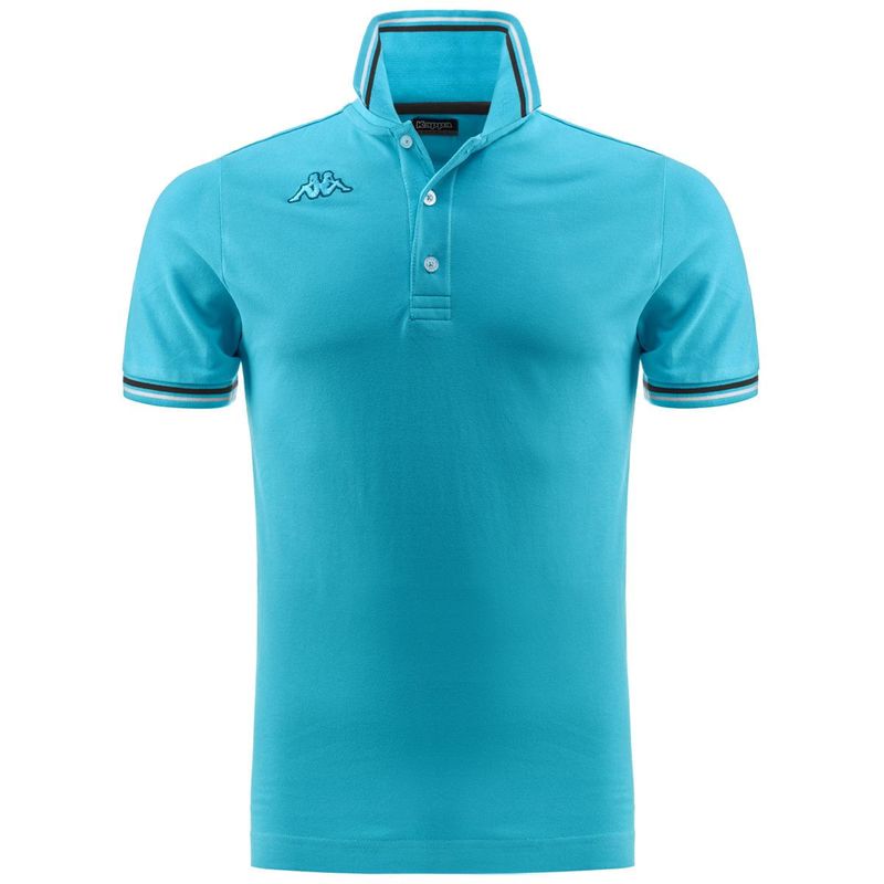 Logo-Tape-Camiseta-Polo-Maltax-5-Mss-Regular-fit-Hombre-Azul-Kappa