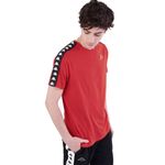 222-Banda-Camiseta-Coen-Slim-Roja-Manga-Corta-Hombre-Kappa