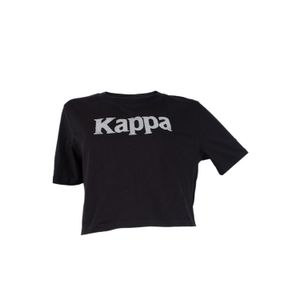 Authentic Elegraphy Camiseta Negra Mujer Kappa