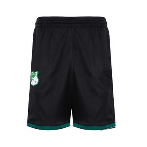 Pantaloneta Ahorazip Pro 7 Deportivo Cali Negra Hombre Kappa